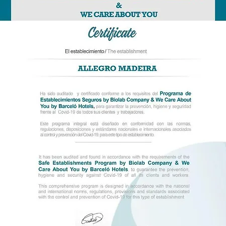 Allegro Madeira - Adults Only Otel Funchal